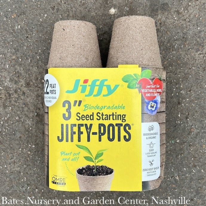Jiffy 3&quot; Peat Pots 22-pack