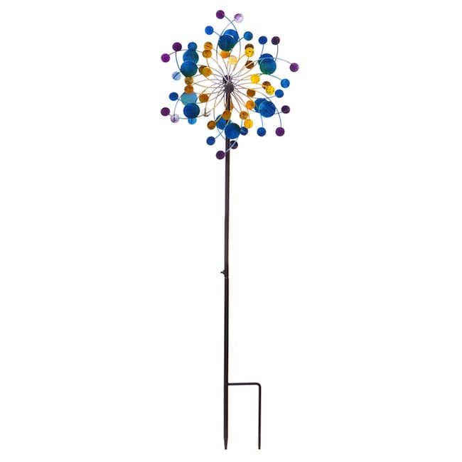 Wind Spinner Blue Confetti 48&quot;h