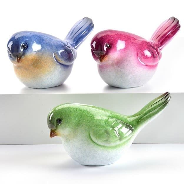 Statuary/Figurine Bird 4x2 Asst