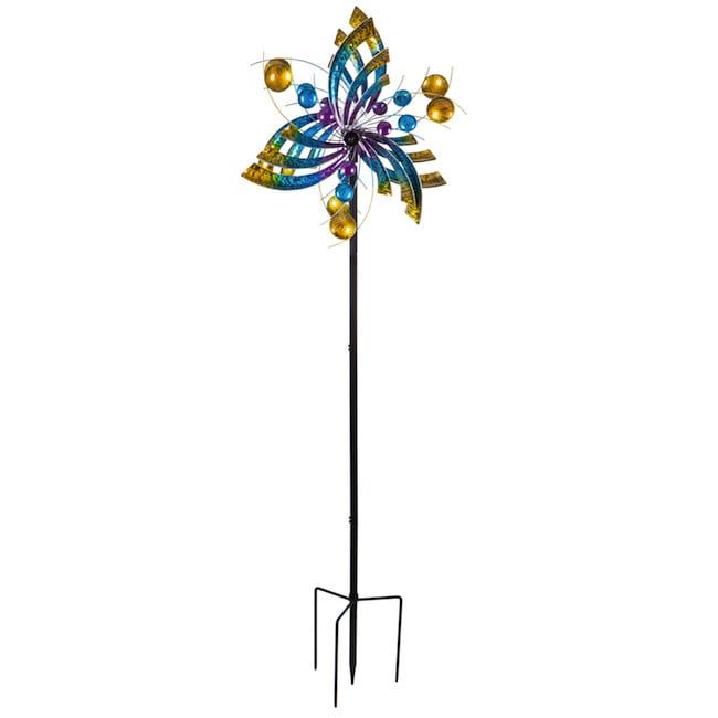 Wind Spinner Bubbles &amp; Blades Solar 75&quot;h