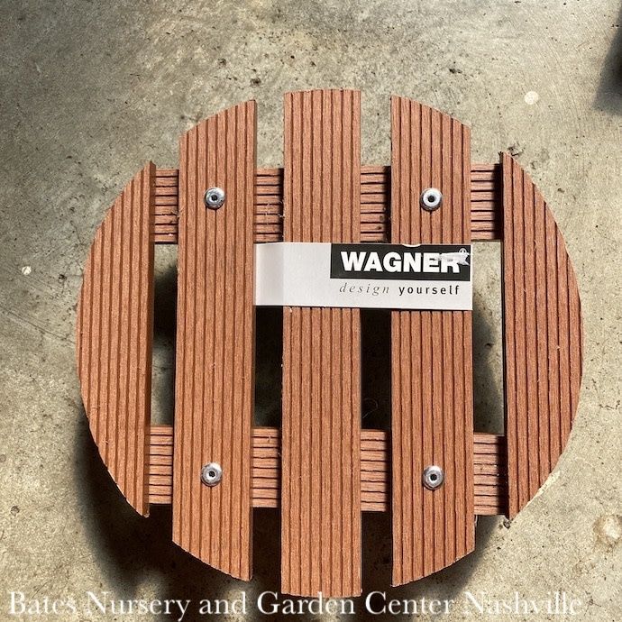 Plant Caddy 11&quot; Round w/BrakesTerraCotta WPC - holds 220lbs