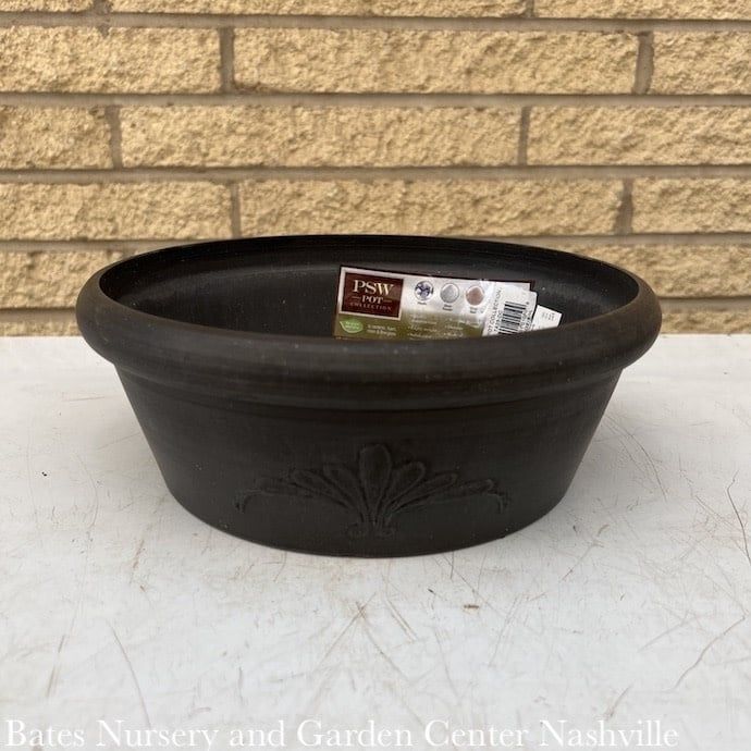 Pot Sleek Bulb Pan 10x5 Lt Wt Dk Charcoal PSW Arcadia