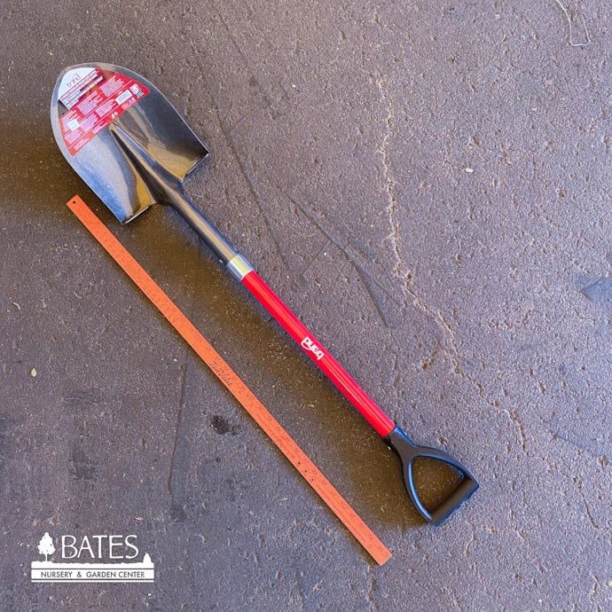 Shovel Round Point Fiberglass w/D-Handle Bond
