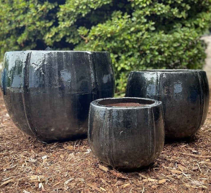 Pot Vertical Lines/4-Ribs Med 13x13 Asst