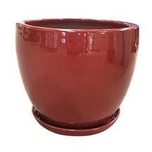 Pot Hamilton Egg w/Saucer Xlg 14.5x12 Asst
