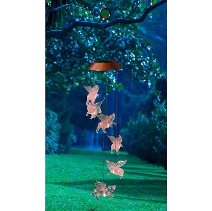 Hanging Mobile When Pigs Fly Plastic 26&quot;