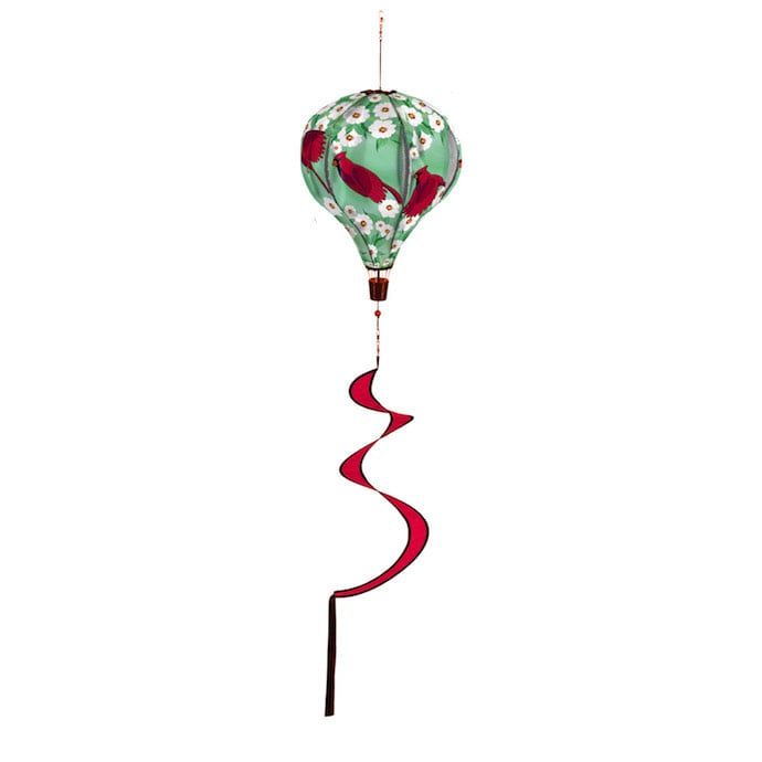 Balloon Spinner Cardinal Animated 15x55 Burlap