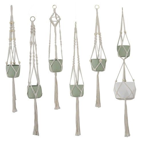 Macrame Hangers Cotton Asst Styles 36-54&quot; Red Carpet Studios