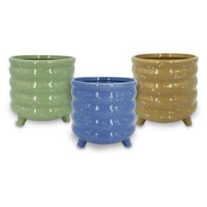 Pot Footed Bubble Rings 5.5x5.5 Asst