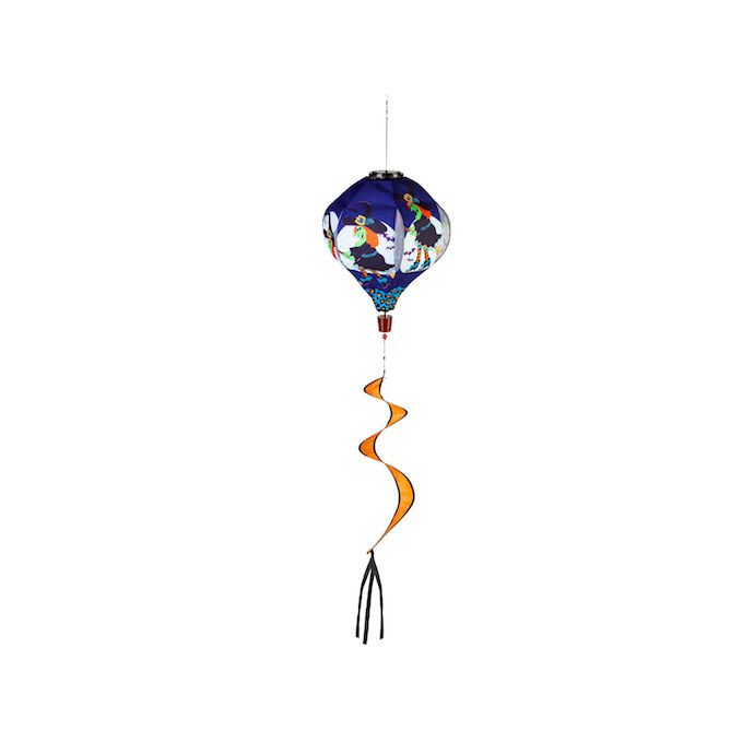 Balloon Spinner Halloween/Fall Flying Witch Animated 15x55 Solar