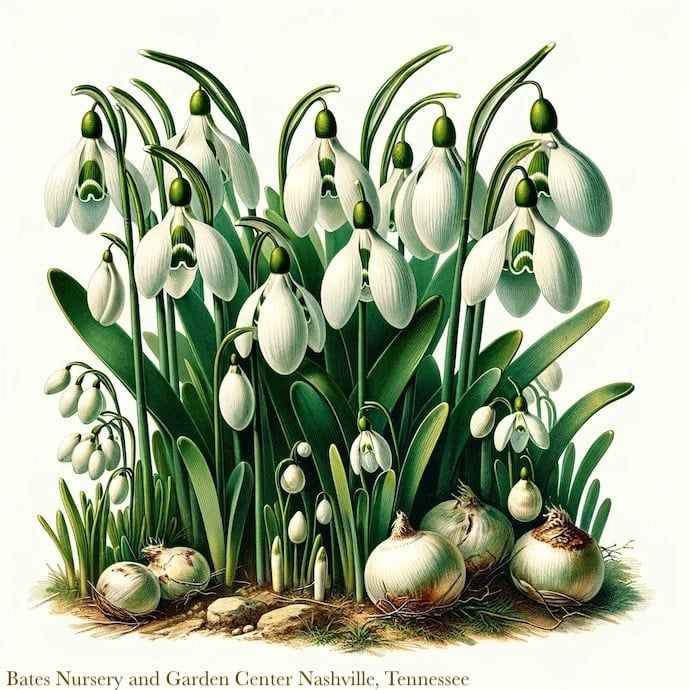 Bulb Galanthus nivalis Flore Pleno/ Double Snowdrops 7/pk