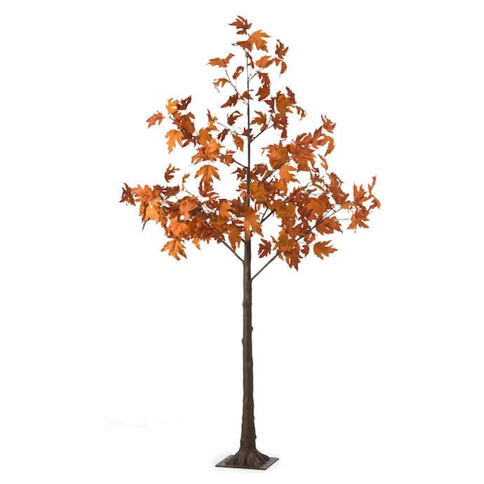 Halloween/Fall Decor Indoor/Outdoor LED Maple Tree w/96 Lights Plastic/Metal 72&quot;H