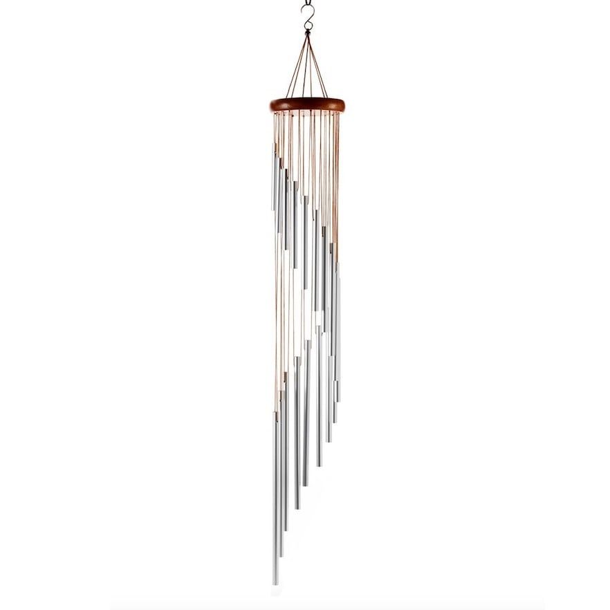 Wind Chime Spiral  36.5H Wood/Metal