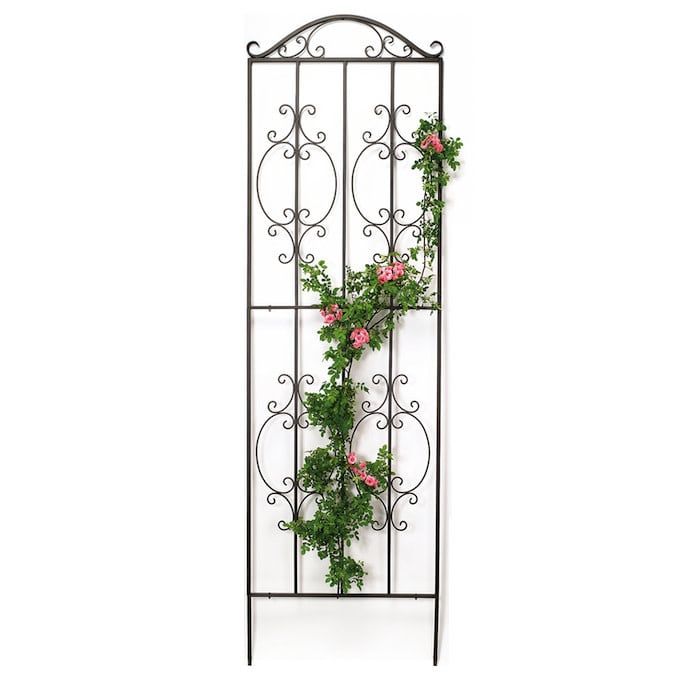Trellis Montebello w/Scrollwork Burnished Bronze 32x108 Metal