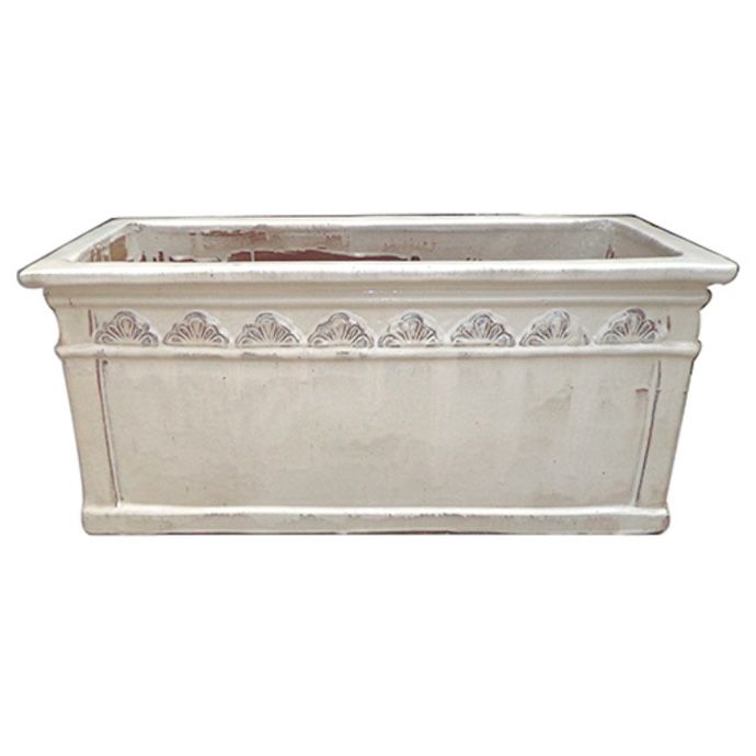 Pot /Window Box Calisto Planter Sml 18x6 Beige
