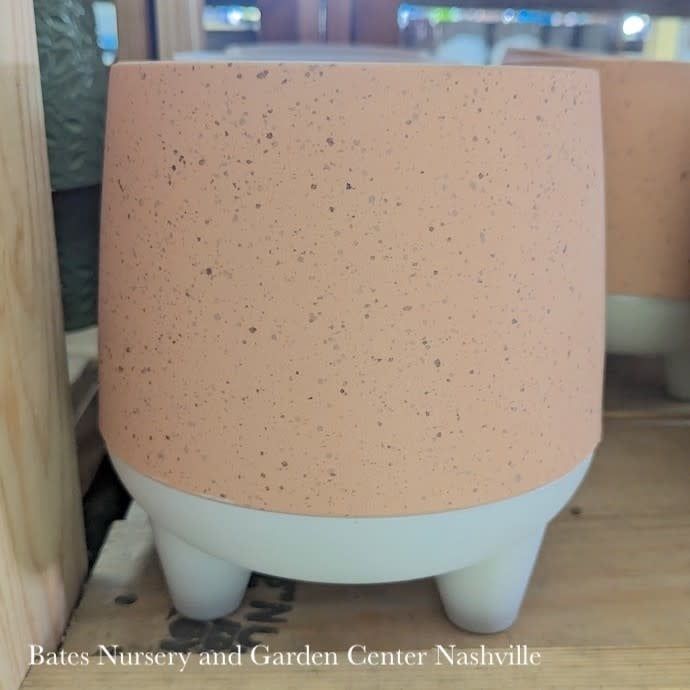 Pot HC 10&quot; Orion Footed Self-Watering 2pc Planter Muted Clay/Birch Lt Wt
