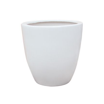 Pot Tall Tom Egg Planter Med 12x11.75 White