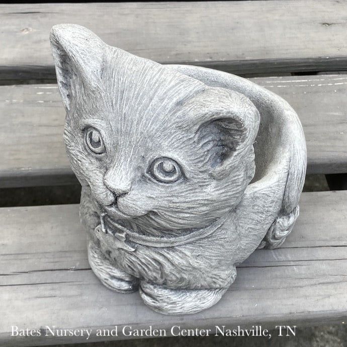 Pot Mittens the Kitten Planter 7.5x10 Concrete