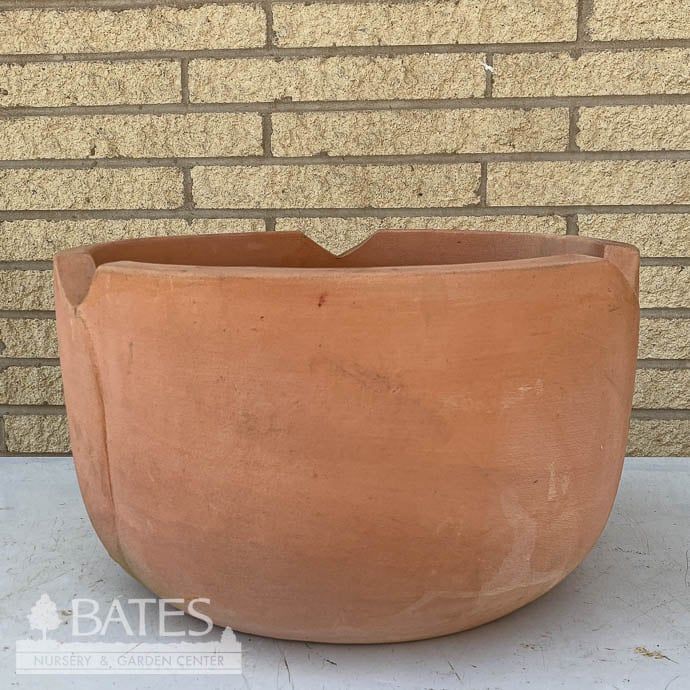 Pot Flora Planter w/Lip Lrg 16x9 Asian Terracotta