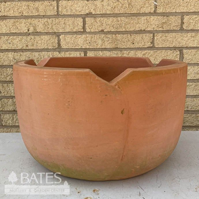 Pot Flora Planter w/Lip Lrg 16x9 Asian Terracotta
