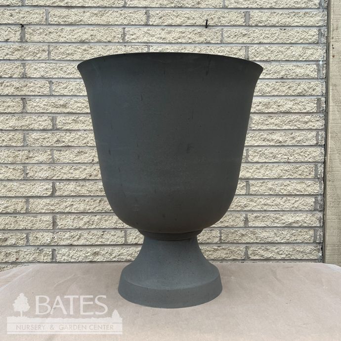 Pot /Urn HC 19&quot; Tribeca Urn Brown Stone Lt Wt