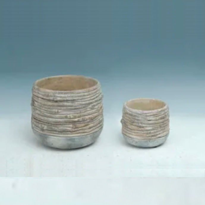 Pot Rush Wrap Design Lrg 8.5x7 Cement