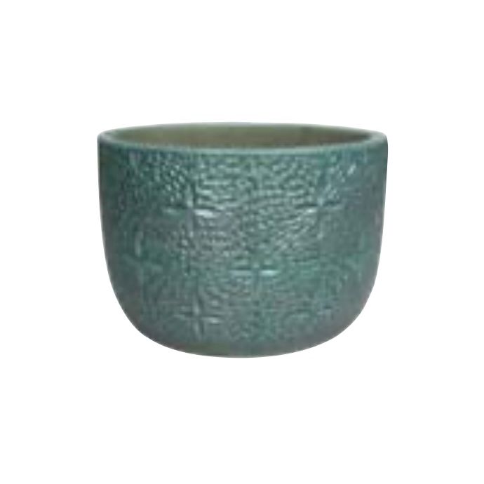 Pot Constellation /Sand Dollar Xlg 17.75x12.5 Forest Green