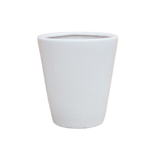 Pot Round Taper Lrg 15.75x17 White