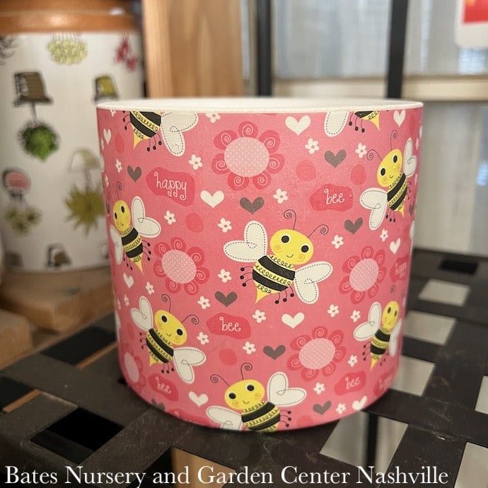 Pot Playtime Cylinder Planter 4.75x4 w/Asst Animal Designs