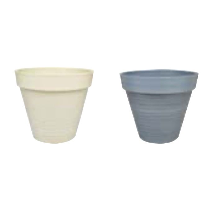 Pot Taper w/Wide Rim 13.75x12.5 Asst Lightweight Planter