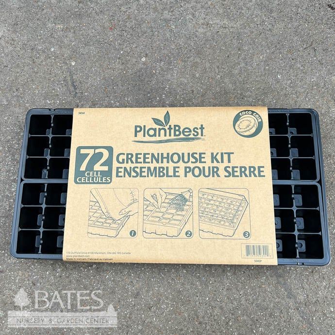 Plastic Greenhouse Seed Starter Kit 72 cells PlantBest