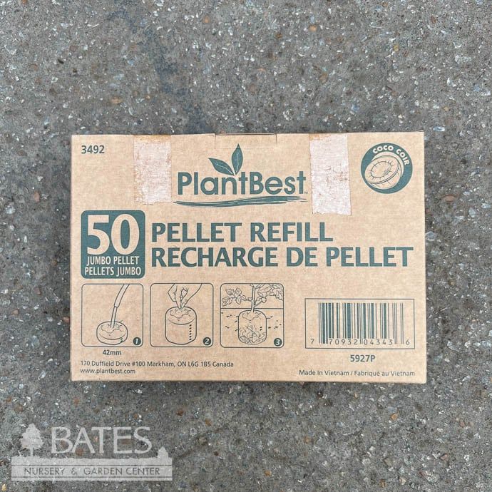 Coconut Coir Pellet Refills 50/pk PlantBest