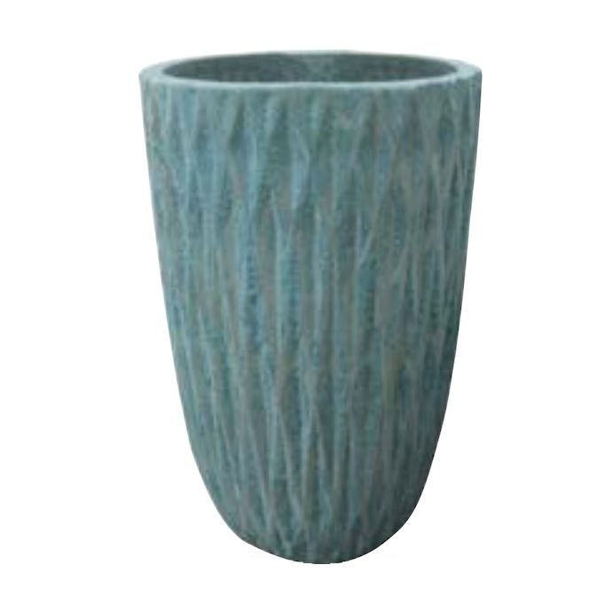 Pot Atlantis Tall Diamond Planter Sml 11.75x18 Atlantis Green