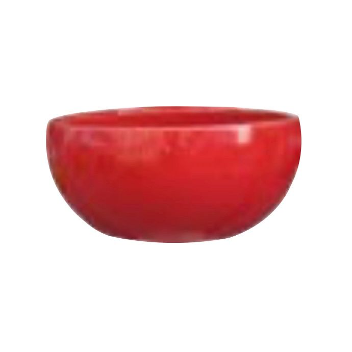 Pot Mumbai Low Bowl Med 10x4.5 Tropical Red