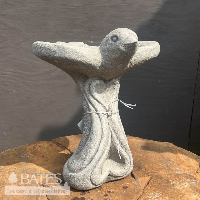 Birdbath Petite All Birds Welcome 15hx12w