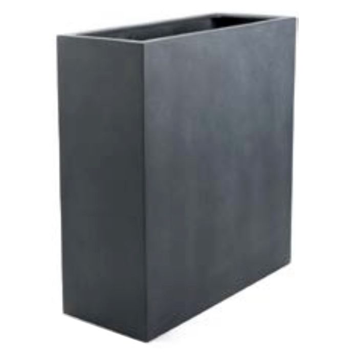 Pot Haku Tall Window Box Lrg 37.5x13.5x35.5 Lead Fiberglass