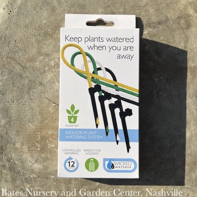 Wicked Waterer Watering System Kit 4-Spikes w/19&quot; Wicks