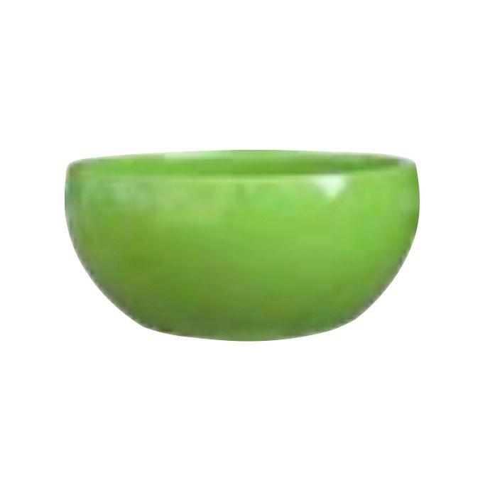 Pot Mumbai Low Bowl Sml 8x3.5 Tropical Green