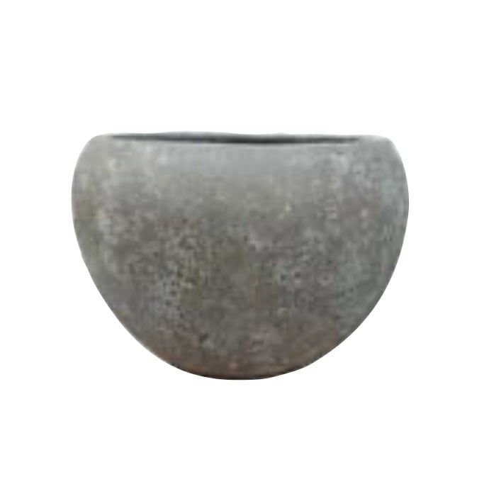 Pot Atlantis Linz Bowl Planter Lrg 22.8x15.8 Atlantis Gray