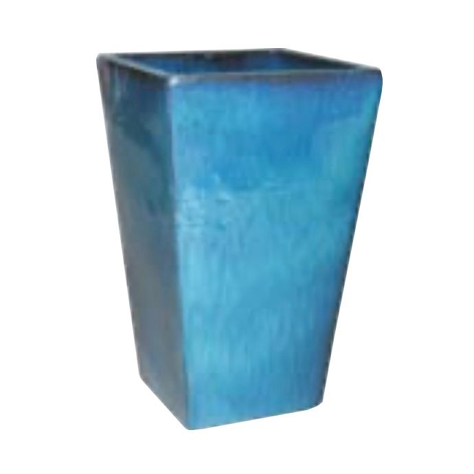 Pot Tall Arlington Square Taper Med 11x16 Sea Blue