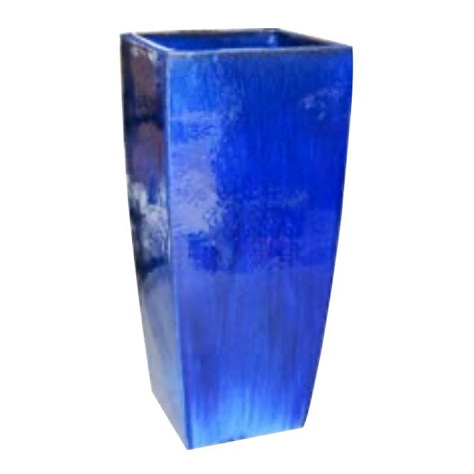 Pot Emerson Square Bowed Taper Med 13x27 Pacific Blue