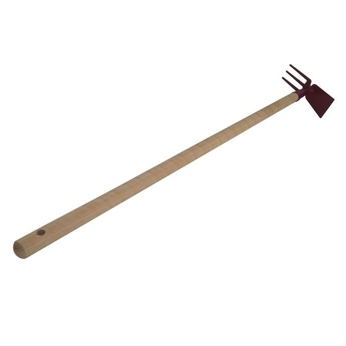 Tool Kids Double Hoe Wood Handle