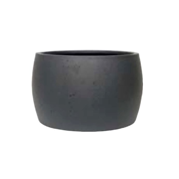 Pot Huka Veneto Barrel Bowl Med 23.5x14.5 Lead Fiberglass
