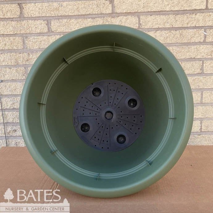 Pot Ariana Planter 16" Living Green/Olive Lt Wt Bloem