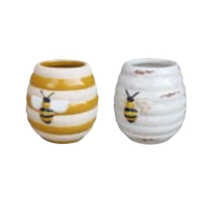 Pot Bee Planter Lrg 3x3 Asst