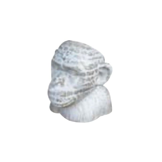 Pot Glazed Gorilla Head 6x5x6 Asst