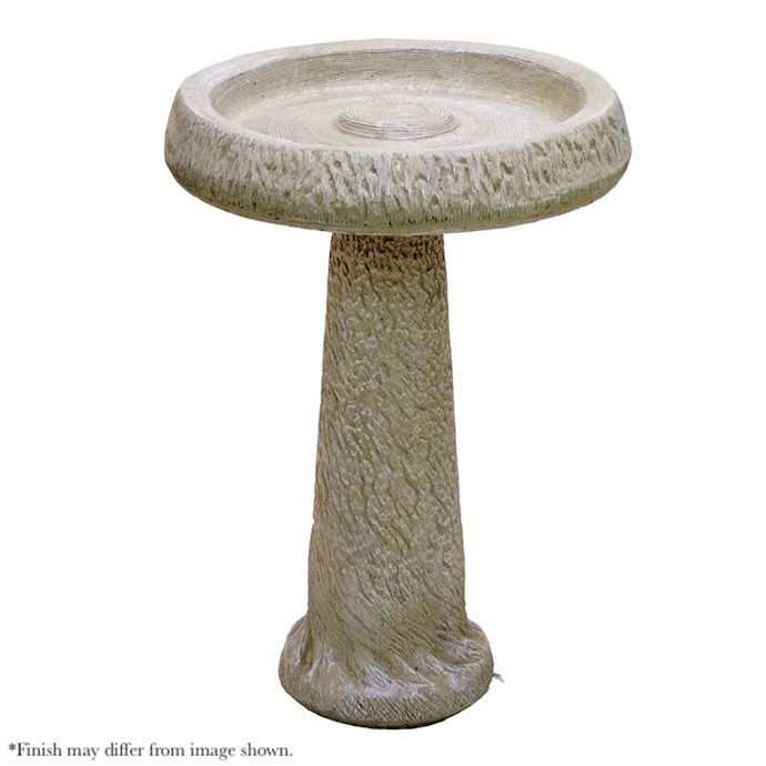 Birdbath Woodland 17x26H