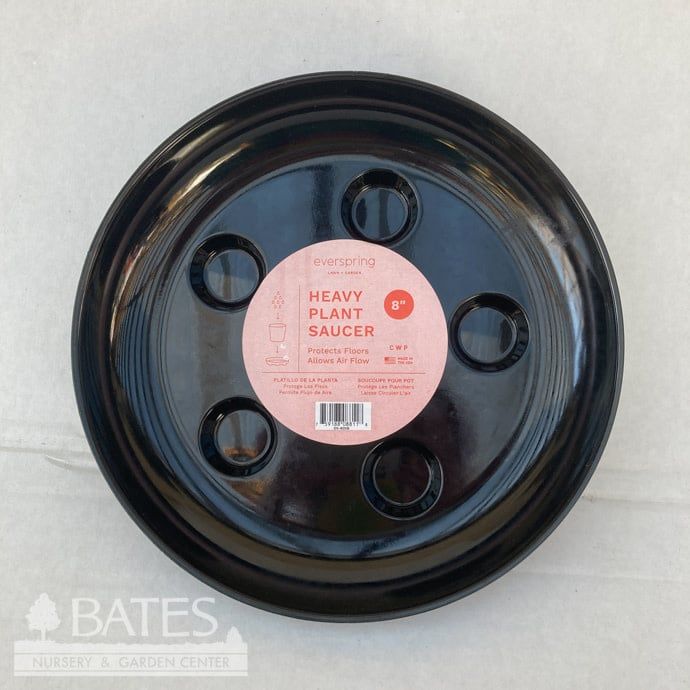 Saucer 8&quot; Black Carpet Saver