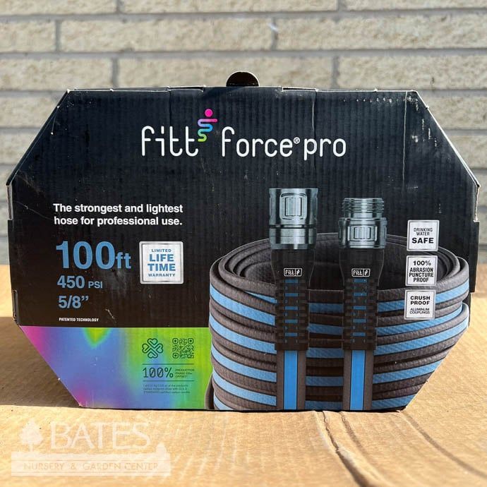 Garden Hose FITT 100ft x 5/8&quot; Force Pro Commercial Grade Grey