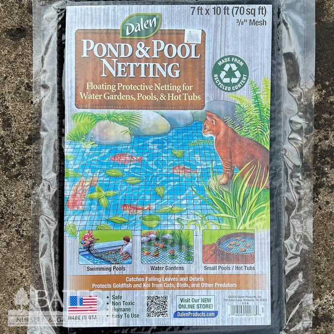 Pond &amp; Pool Protective Netting  7&#39;x10&#39; Dalen 3/8&quot; Mesh (use for Cicadas)